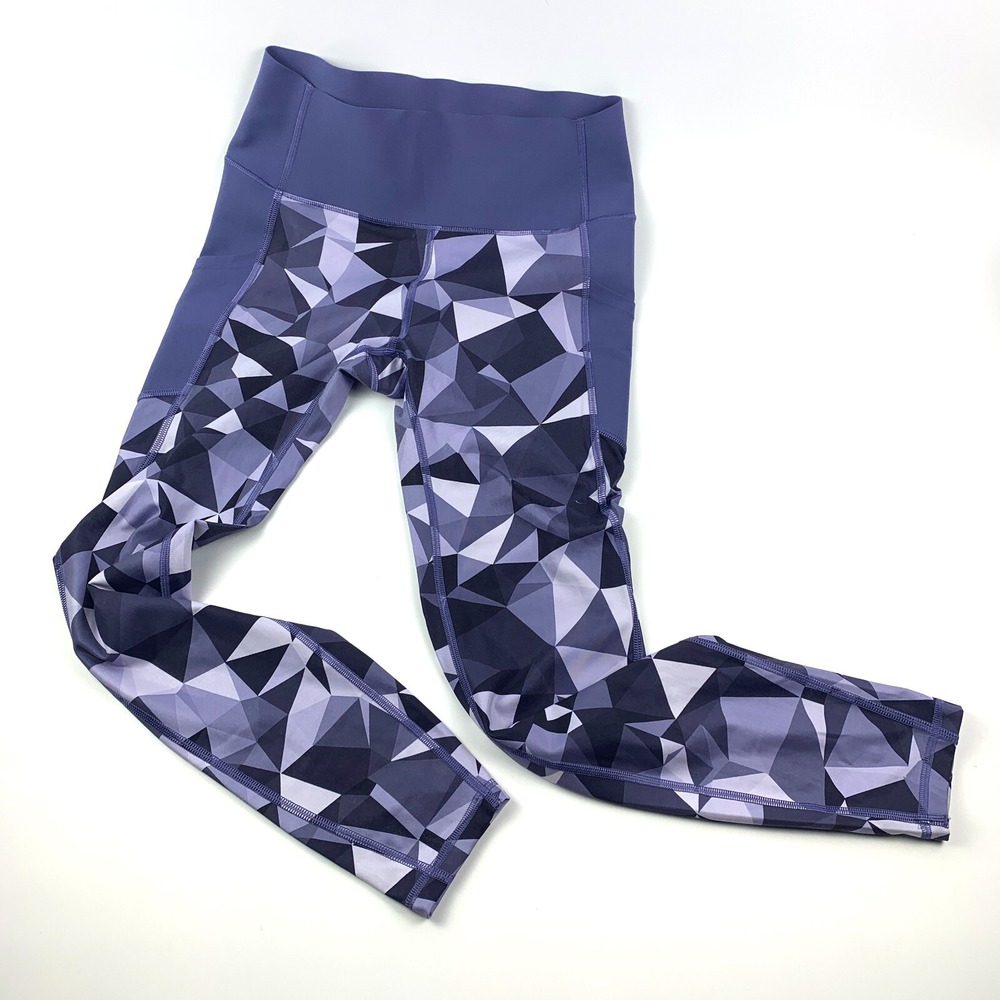 Gap Fit Sculpt Compression Pants Womens Sz M High Waist Revolution Quit Blue SEE
